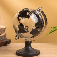 Глобус сувенирный "Сумерки" 12,5х15х20 см, стекло, дерево Глобус сувенирный "Сумерки" 12,5х15х20 см, стекло, дерево