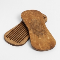 Садху, доска с гвоздями из дерева, для йоги, 2 шт