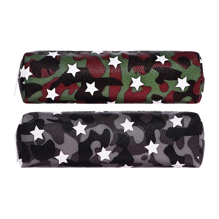 Пенал школьный &laquo;Миллитари&raquo;, на молнии, МИКС