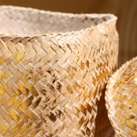 Корзинка плетеная "Аварис" 17х17х25 см