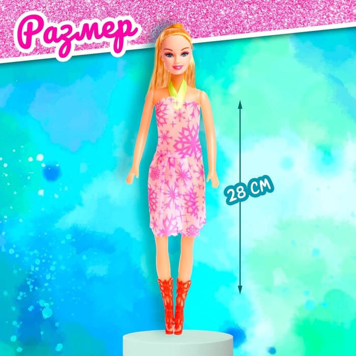 Кукла-модель &laquo;Анна&raquo; в платье, МИКС