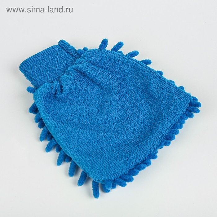 Варежка для уборки авто TORSO, односторонняя, 17&times;13.5 см, микс