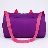 Сумка детская спортивная для девочки «Единорог», 40×21×24 см, сиреневая Сумка детская спортивная для девочки «Единорог», 40×21×24 см, сиреневая