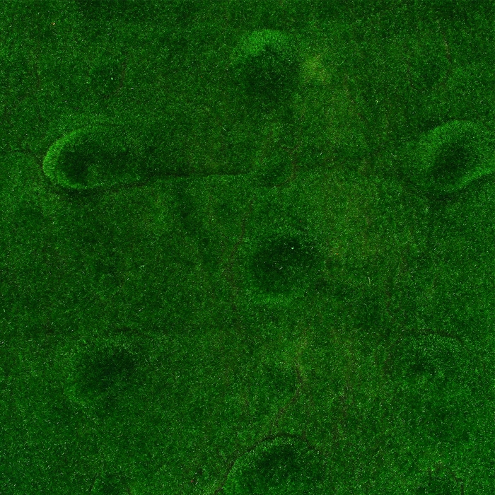 Мох искусственный, декоративный, полотно 1 &times; 1 м, рельефный, редкие бугры, зелёный, Greengo