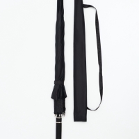 Зонт - трость полуавтоматический «Однотонный», 8 спиц, R = 60/70 см, цвет чёрный Зонт - трость полуавтоматический «Однотонный», 8 спиц, R = 60/70 см, цвет чёрный