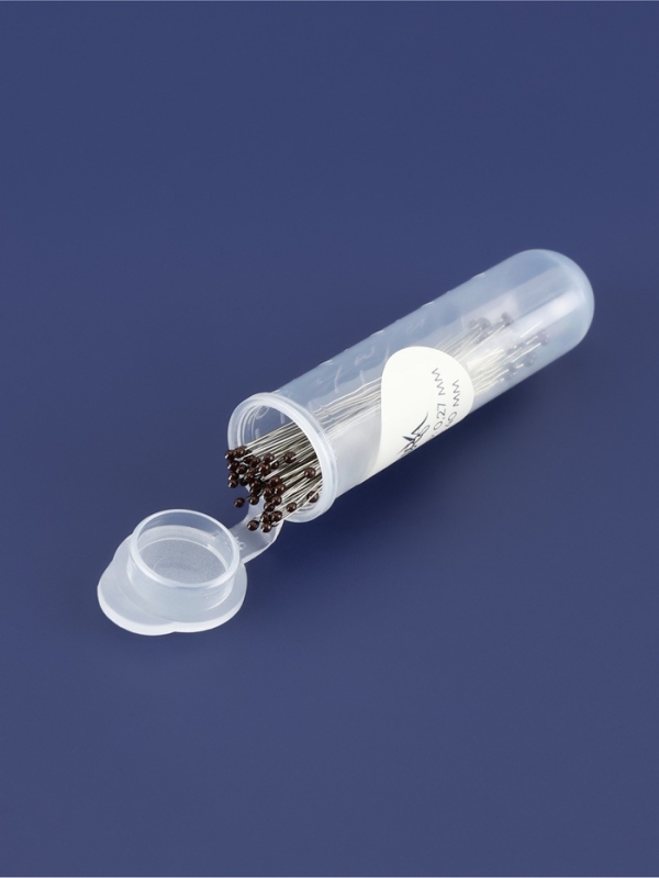 Булавка портновская сталь №00 4см S0,27мм(наб 50шт цена за наб) черн. головка TR