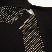 Платье женское с бахромой MINAKU: PartyDress цвет черный, размер 40