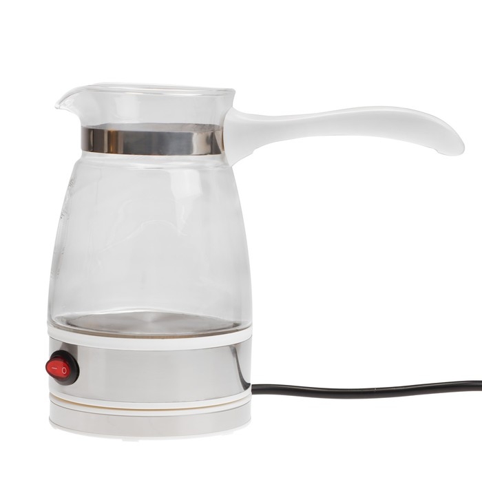 Турка электрическая Luazon LTE-602, 650 Вт, 500 мл, защита от перегрева, стекло Турка электрическая Luazon LTE-602, 650 Вт, 500 мл, защита от перегрева, стекло