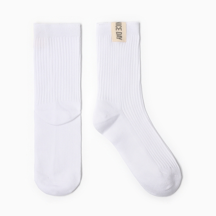 Носки женские KAFTAN Nice day р.36-39 (23-25 см), белый