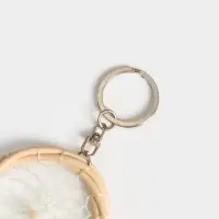 Брелок "Ловец снов" 17 см, цв. белый