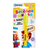 Ручка для рисования светом &laquo;Весёлая школа&raquo;, с чернилами и фонариком, МИКС