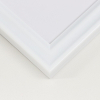 Фоторамка пластик "МИРАМ" 15х21 см, 261 белый (пластиковый экран)