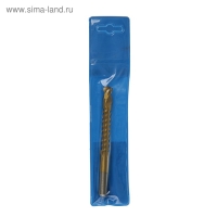 Сверло фрезерное универсальное ТУНДРА, HSS, TiN, цилиндрический хвостовик, 8 x 95 мм Сверло фрезерное универсальное ТУНДРА, HSS, TiN, цилиндрический хвостовик, 8 x 95 мм