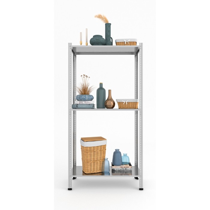 Стеллаж Стеллаж "Everest Lite-50" оцинкованный, нагрузка на полку - 50 кг, 150 х 75 х 30 см