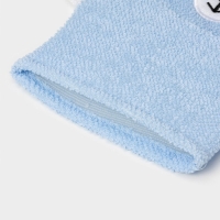 Мочалка-варежка детская для купания Доляна &laquo;Мишка&raquo;, 22 см