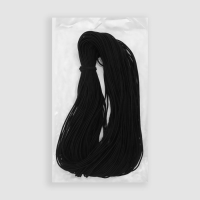 Резинка шляпная, 2 мм, 50 &plusmn; 1 м, цвет чёрный