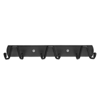 Вешалка CAPPIO CVT003, металлическая, трёхрожковая, цвет черный Вешалка CAPPIO CVT003, металлическая, трёхрожковая, цвет черный