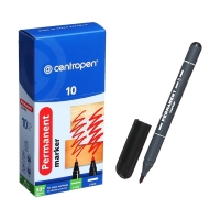 Маркер перманентный 3.3 мм Centropen 2836, линия 2 мм, цвет чёрный Маркер перманентный 3.3 мм Centropen 2836, линия 2 мм, цвет чёрный