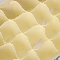 Органайзер для хранения белья с крышкой Доляна &laquo;Ромбы&raquo;, 24 ячеек, 38&times;30&times;12 см, цвет серый