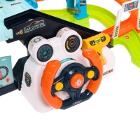 Парковка-автотрек &laquo;Город&raquo;, с 4 машинами, свет и звук, работает от батареек