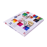 Набор пластика - полимерная глина, Soft, 24 цвета по 25 г Набор пластика - полимерная глина, Soft, 24 цвета по 25 г