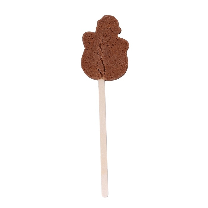 Новый год. Мини печенье шоколадное на палочке "Новогоднее" 15г 60шт (2блх30шт)