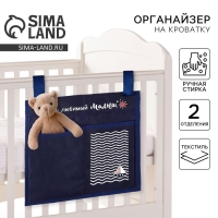 Органайзер для хранения вещей на детскую кроватку &laquo;Наш любимый малыш&raquo;, 2 отделения