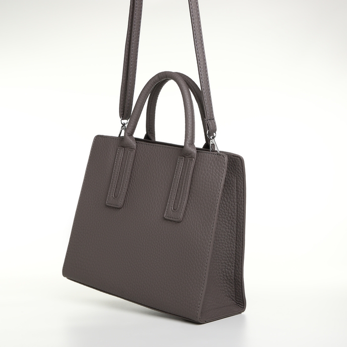 Сумка женская на молнии, TEXTURA, средний размер, цвет коричневый Сумка женская на молнии, TEXTURA, средний размер, цвет коричневый