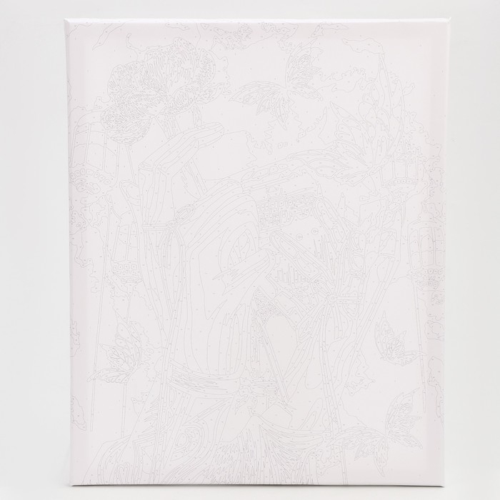 Картина по номерам на холсте с подрамником &laquo;Руки с цветком&raquo;, 40 х 50 см