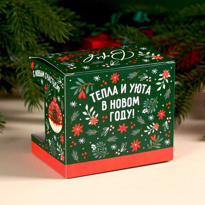 Новый год! Подарочный набор &laquo;Сказочного Нового Года&raquo;: чай чёрный с апельсином и шоколадом 50 г., кружка 300 мл.