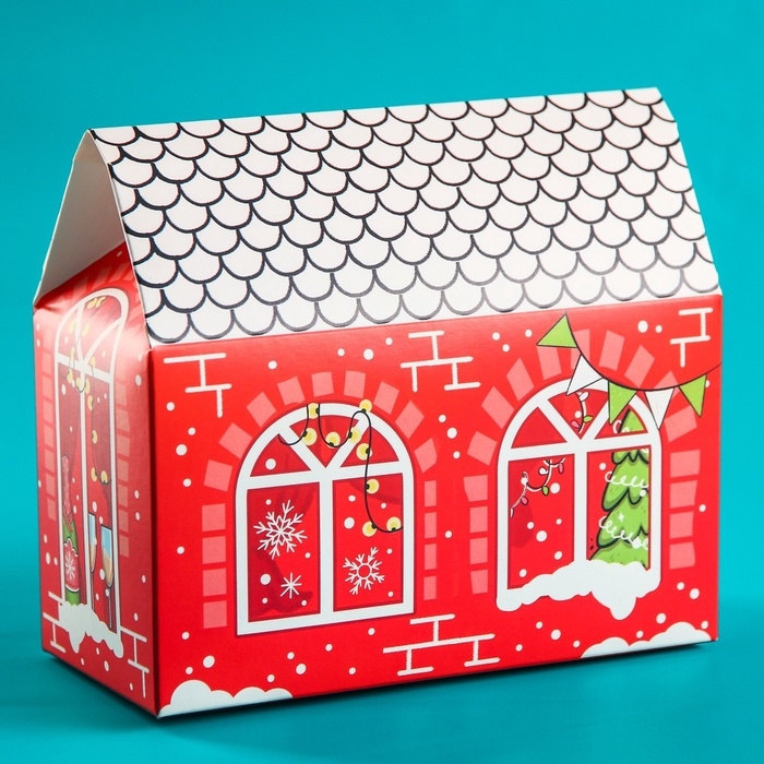 Подарочный набор новогодний &laquo;Волшебных моментов&raquo;: чай, печенье, конфеты