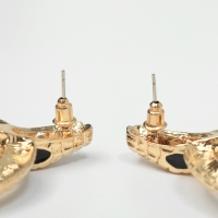 Новый год! Символ года 2025! Серьги со стразами &laquo;Змея&raquo; кольцо соблазна, цвет белый в золоте