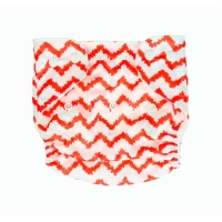 Многоразовый подгузник &laquo;Зигзаги&raquo;, 3-15 кг, цвет красный, Крошка Я