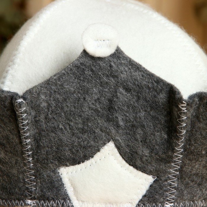 Шапка для бани Шапка для бани "Корона Царская", войлок