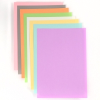Картон цветной тонированный, А4, 8 листов, 8 цветов, немелованный, двусторонний, в пакете, 180 г/м&sup2;, Холодное сердце