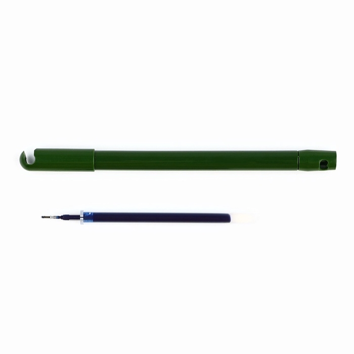 Ручка прикол шариковая синяя паста танк &laquo;Моему герою&raquo; на подложке