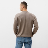 Джемпер мужской  MINAKU: Casual Collection цвет тауп, р-р 54