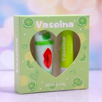 Набор для губ &laquo;Лайм&raquo; : бальзам и скраб