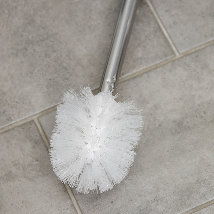 Ёршик для унитаза с подставкой, 13&times;53 см, цвет МИКС