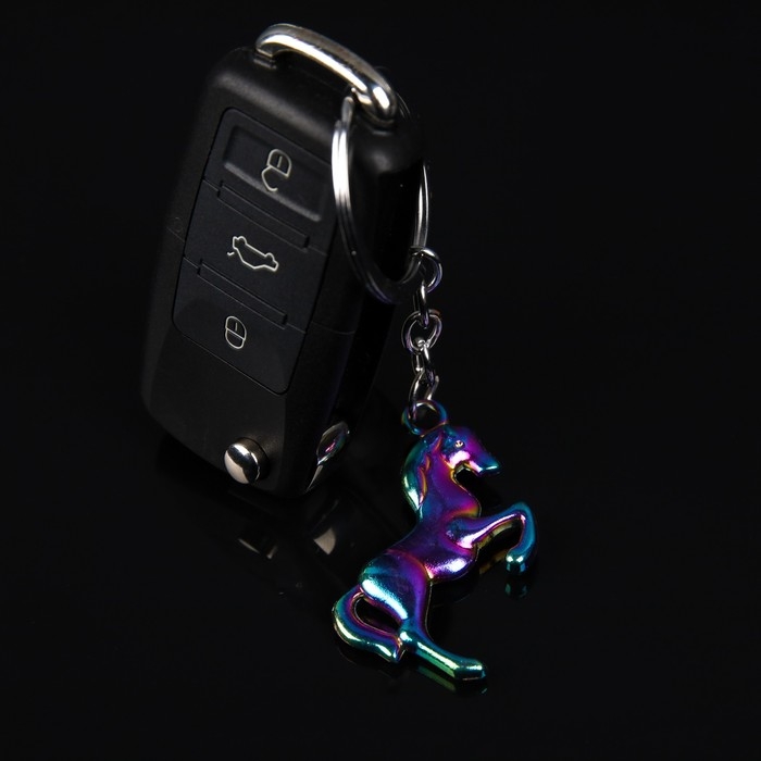 Брелок для ключей Cartage, лошадь, металл, перламутровый