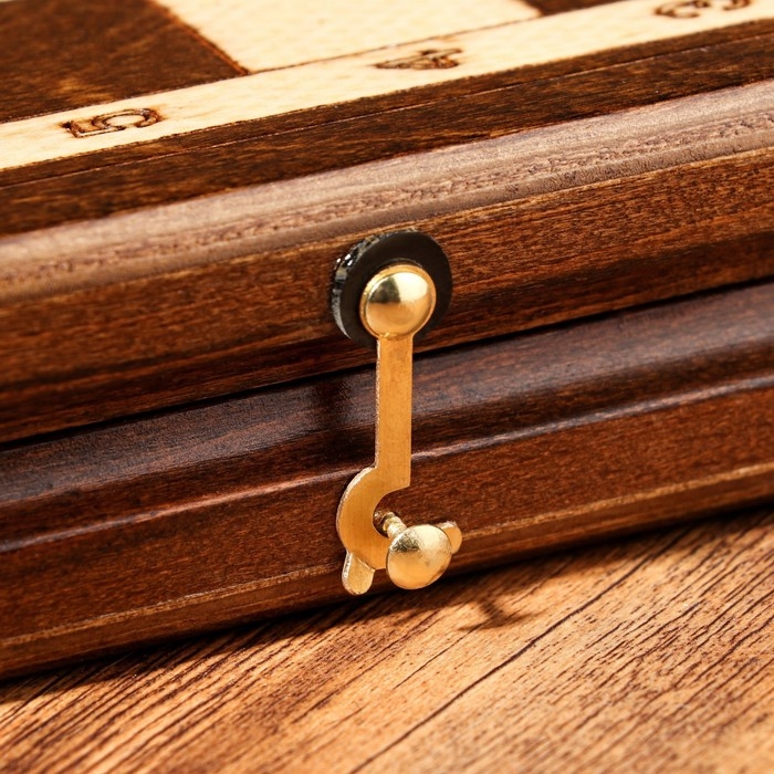 Нарды ручной работы Нарды ручной работы "Герб", 60х30 см, с шахматным полем, Армения