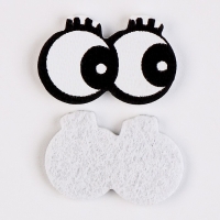 Глаза, набор 50 шт., размер 1 шт. &mdash; 2 &times; 1,1 см