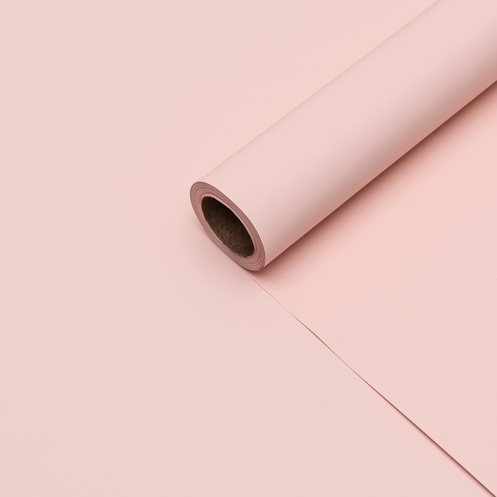 Плёнка матовая двухсторонняя 0,5 x 10 м, пастельная серия, 65 мкм