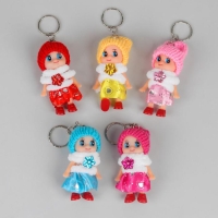 Кукла-брелок &laquo;Куколка&raquo;, в шапочке, цвета МИКС