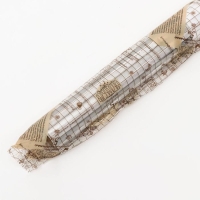 Бумага силиконизированная &laquo;Полоски&raquo;, серебряные, для выпечки, 0,38 х 5 м