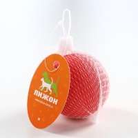 Игрушка "Цельнолитой шар" большой, 7 см, каучук, красный Игрушка "Цельнолитой шар" большой, 7 см, каучук, красный