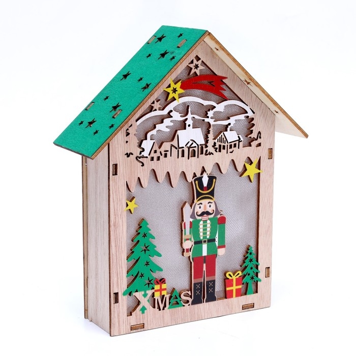 Новогодний декор с подсветкой &laquo;Щелкунчик&raquo; 15 &times; 5,5 &times; 18 см