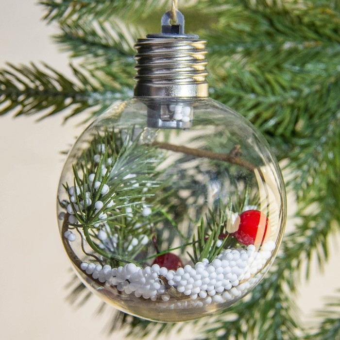 Ёлочный шар новогодний &laquo;Теплых и уютных вечеров&raquo;, на Новый год, d=8 см.