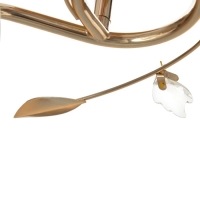 Люстра "Лепестки" 2x40Вт E27 золото 44х33х28 см Люстра "Лепестки" 2x40Вт E27 золото 44х33х28 см