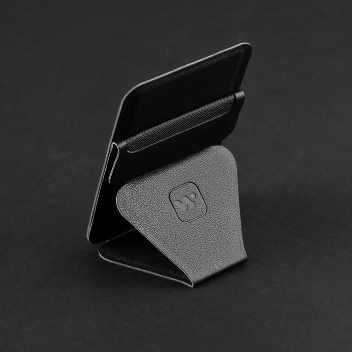 Магнитный кошелёк-подставка Windigo, поддержка Magsafe, для iPhone 12/13/14/15, графитовый чёрный Магнитный кошелёк-подставка Windigo, поддержка Magsafe, для iPhone 12/13/14/15, графитовый чёрный